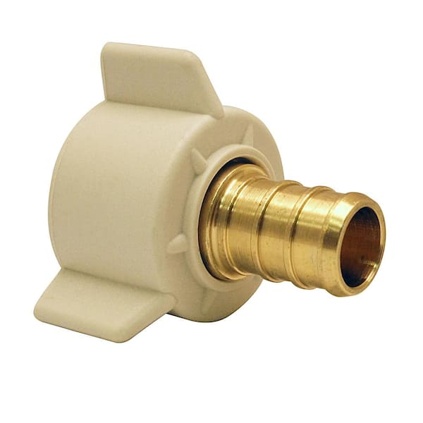 Apollo 1/2 in. Brass PEX-B Barb x FNPT Swivel Adapter