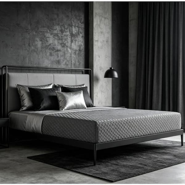 Queen Size Medium Gel Memory Foam 12 in. Two-sided Mattress