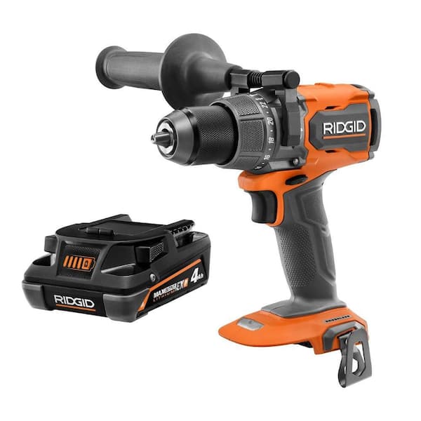 18V Brushless Cordless 1/2 in. High Torque Hammer Drill/Driver with 18V 4.0 Ah MAX Output EXP Lithium-Ion Battery