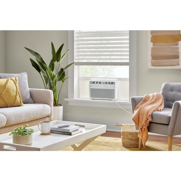6,000 BTU 115-Volt Window Air Conditioner Cools 250 sq. ft. with Remote, Dehumidifier, and Wi-Fi enabled