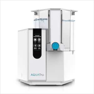 AquaTru Reverse Osmosis Counter Top Water Filtration System with BPA Free Clean Water Tank