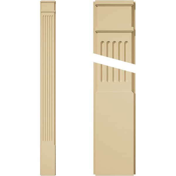 Ekena Millwork 2 in. D x 8 in. W x 90 in. L Primed Polyurethane Pilaster 1- Pack