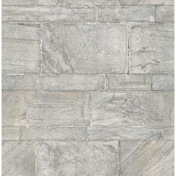 A-Street Prints Clifton Light Grey Sandstone Paper Strippable Roll Wallpaper (Covers 56.4 sq. ft.)