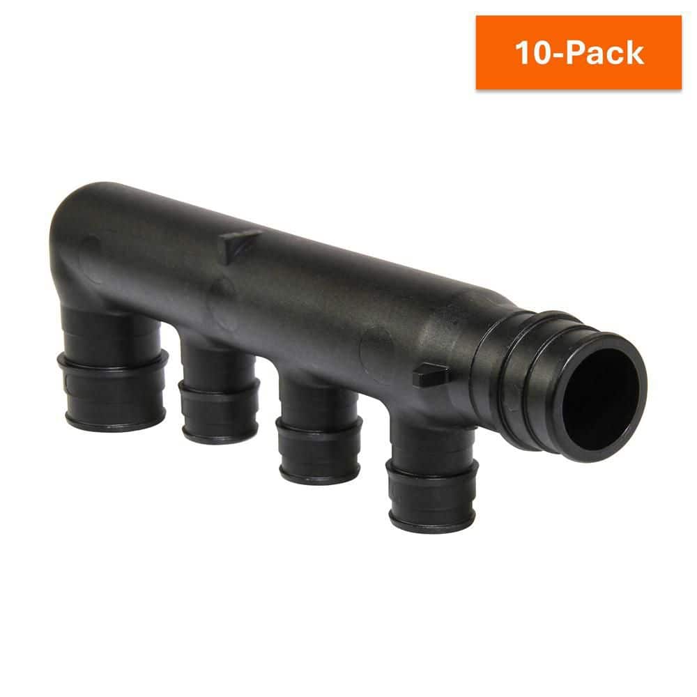 ProPEX 3/4 in. PEX-A Expansion Barb Engineered Polymer Open Multi-Port Elbow with 1/2 in. Branches, 3-Outlets (10-Pack) price history on PriceWatchPro