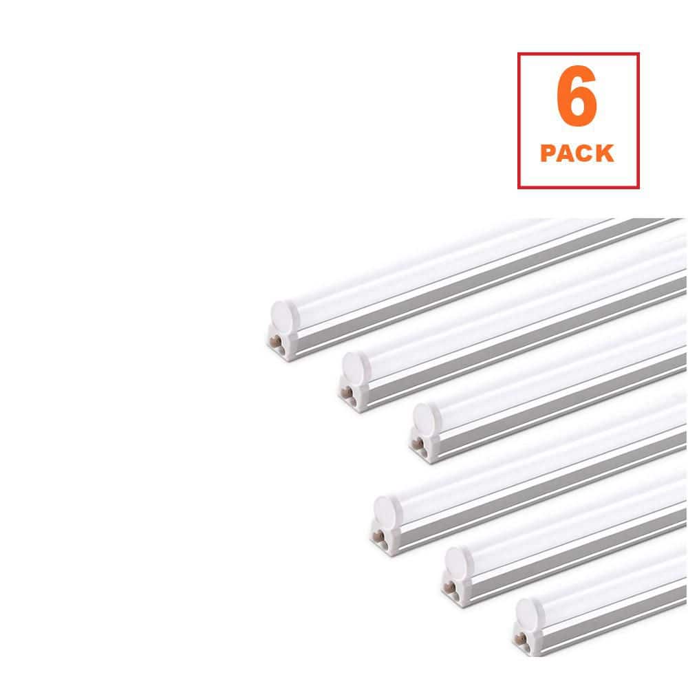 4ft 20-Watt T5 LED Integrated Fixture Super Bright White Ceiling