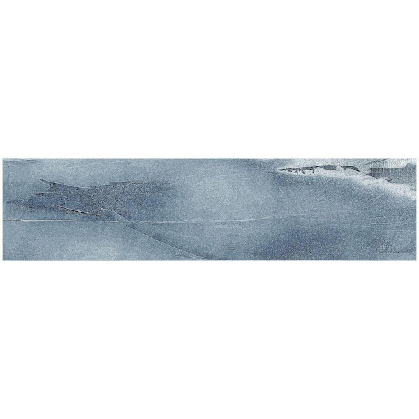 Thames Dartford Gray Blue 3 in. x 11-15/16 in. Smooth Ceramic Wall Tile (5.72 sq. ft./Case)