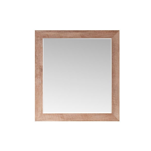 ROSWELL Cuenca 33.5 in. W x 36 in. H Rectangular Framed Wall Bathroom Vanity Mirror in North American Logs