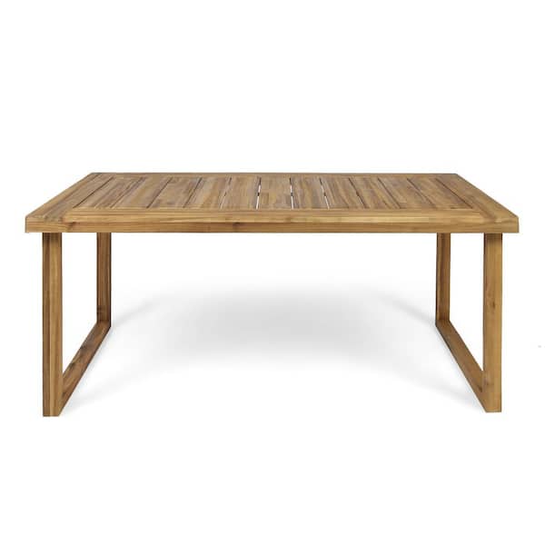 Tatayosi 58.27 in. L x 34.65 in. W Cast Aluminum Patio Dining Table with Black Frame and Umbrella Hole
