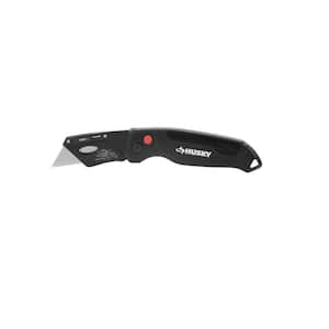 Pro Folding Utility Knife with 50 Blades and Dispenser