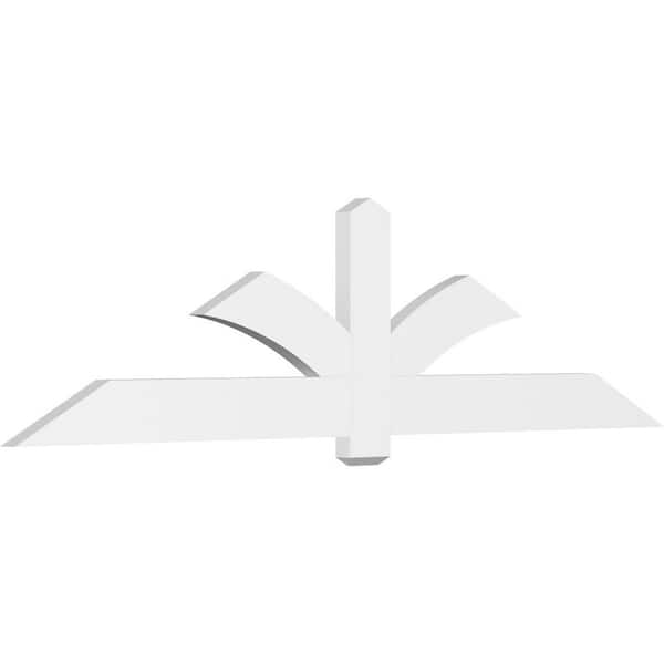 Ekena Millwork Redmond 96 in. W x 24 in. H x 2 in. D Signature Polyurethane Bracket