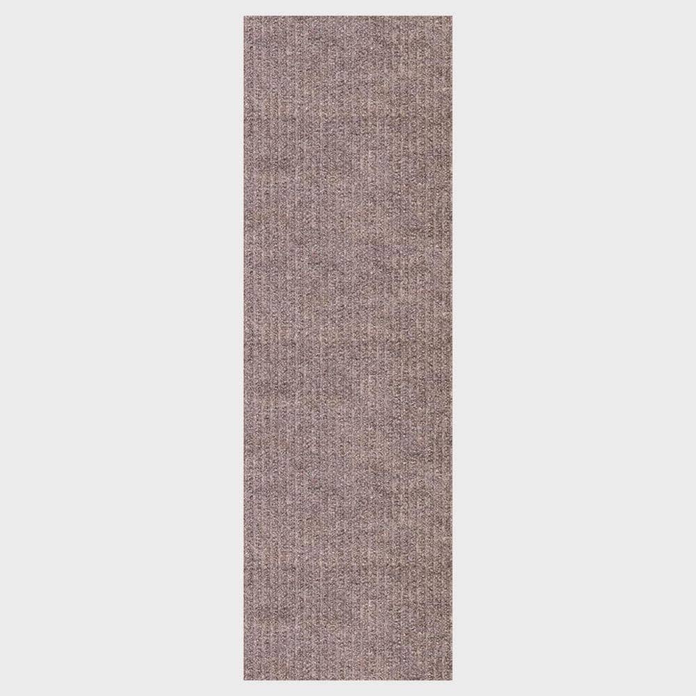 PLAYA RUG Heavy Duty Solid Beige 31 in. W x 45 ft. L Indoor/Outdoor ...