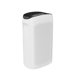 495 sq. ft. HEPA-Type Console Air Purifier in White, 125 CFM, 4 Fan Speed with Auto and Sleep Mode for Bedroom