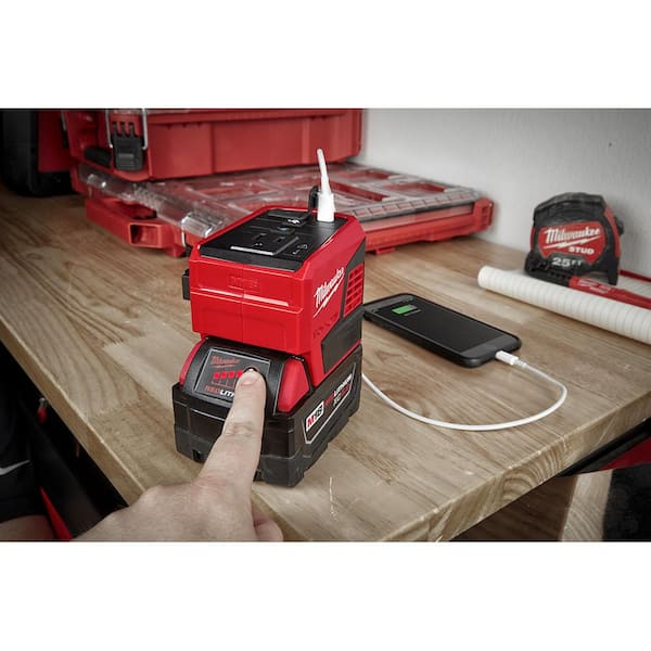 M18 18-Volt Lithium-Ion 175-Watt Powered Compact Inverter for M18 Batteries Too 