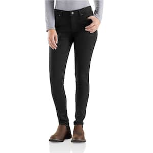 Woman's 10 Onyx Cotton/Polyester/Spandex Slim Fit Layton Skinny Leg Jean