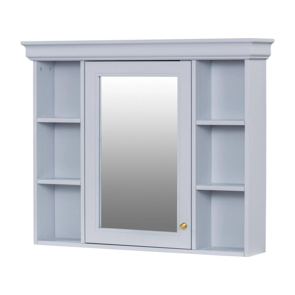 RKZHOPT 35.5 in. W x 28.74 in. H Rectangular Medicine Cabinet with ...