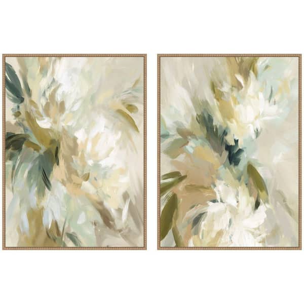 2 Piece Sylvie "Garden No. 1 & No. 2 2 Piece" by Amy Lighthall Flowers Framed Art Print Set 38 in. x 28 in.