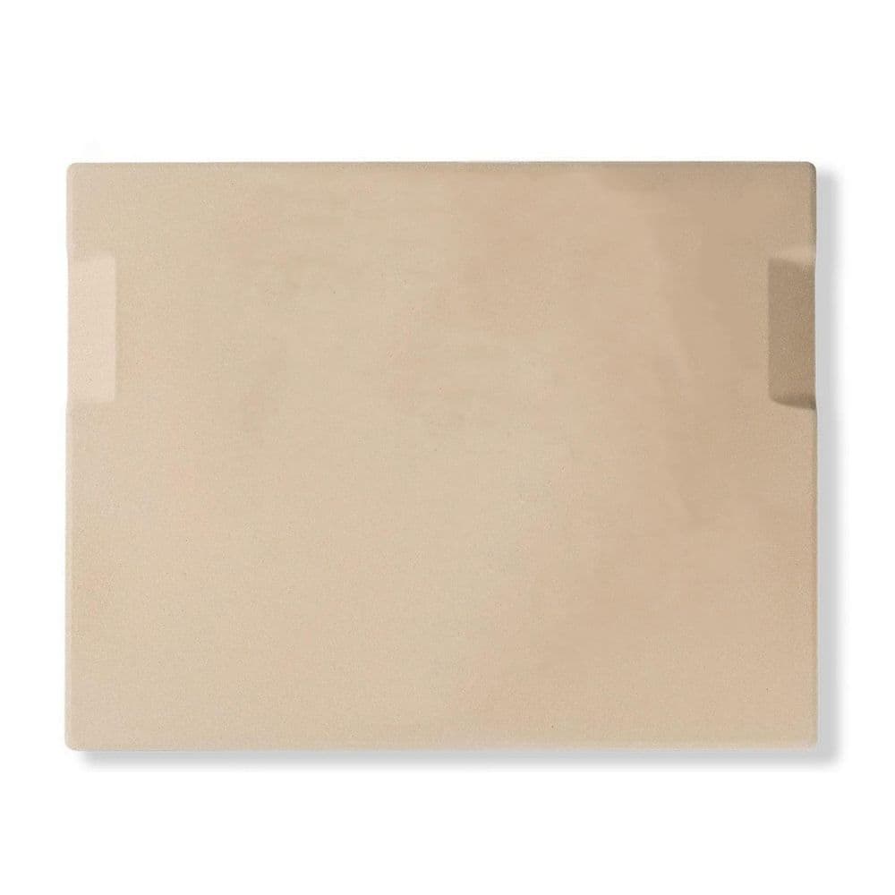 Numhew 15 in. x 12 in. Rectangular Pizza Stone with Built-in