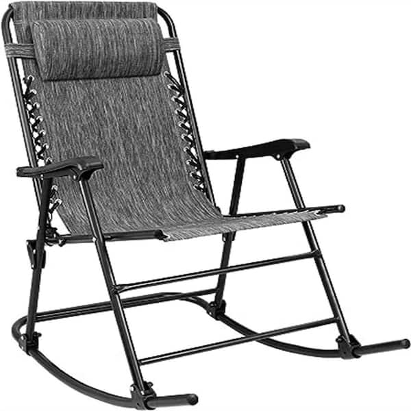 FAWEY TRED INC FAWEY Outdoor Patio Rocking Zero Gravity Lounge Chairs Set of 1, Grey