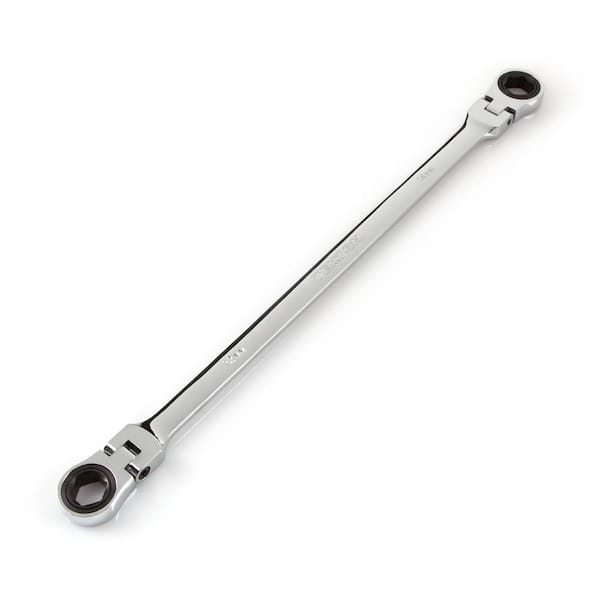 TEKTON 12 mm x 14 mm Extra Long Flex-Head Ratcheting Box End