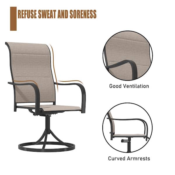 テーブル・チェア・ハンモック A38grateRT 38GT310OD ASINOPLATE JOYSIDE 3-Piece Wicker Outdoor Rocking Chair Patio