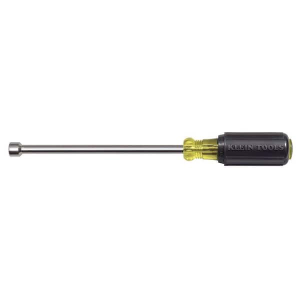 Klein Tools 11/32 in. Magnetic Tip Nut Driver with 6 in. Hollow Shaft- Cushion Grip Handle