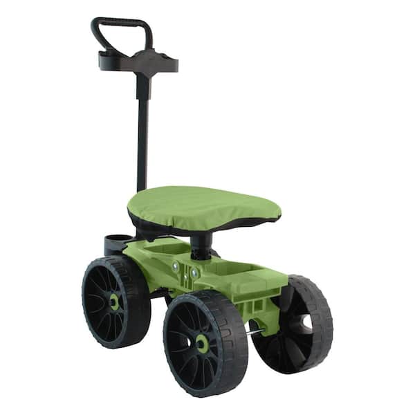 TheXceptional Wheelie Scoot Tool Toter with Comfort Cushion
