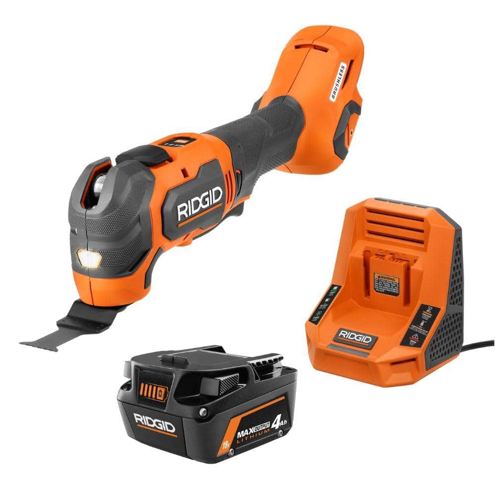 18V 4.0 Ah MAX Output Battery and Rapid Charger Kit with 18V Brushless Cordless Oscillating Multi-Tool price history on PriceWatchPro