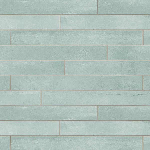 Tucson Seawater 2 in. x 18 in. Porcelain Floor and Wall Tile (8.29 sq. ft./Case)