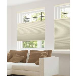 Cut-to-Width Fawn 9/16 in. Blackout Cordless Cellular Shades - 67 in. W x 48 in. L