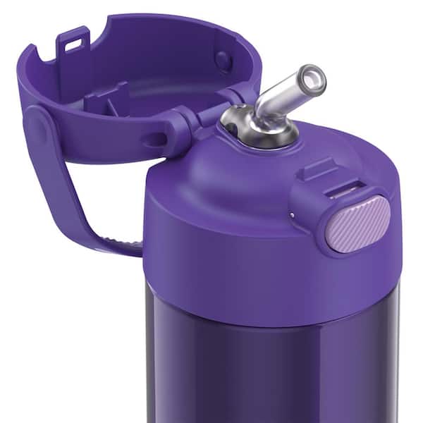 Insulated Squeeze Bottle Purple Flame Bottle