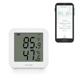 Smart Wireless Temperature / Humidity Sensor Wide Range (-22 to 158  degrees) for Freezer Fridge Monitoring Pet Cage/Tank Monitoring Smartphone  Alerts, Works with Alexa IFTTT, 2 Pack - Hub Included 