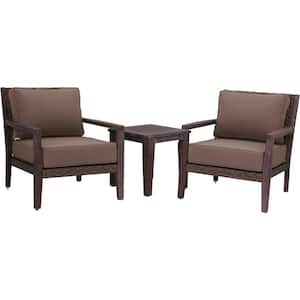 Bridgeport II 3-Piece Beige Club Chair Set Includes: 2 Club Chairs and 1 End Table