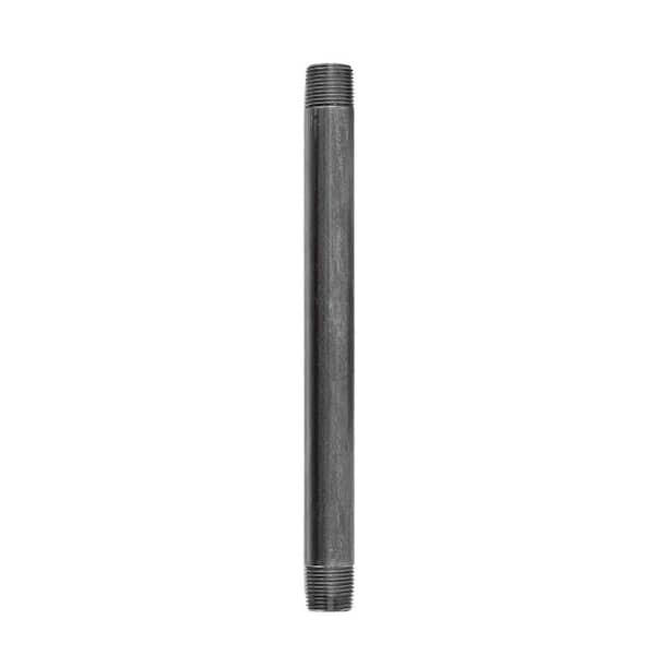 STZ 1/2 in. x 9 in. Black Steel Nipple