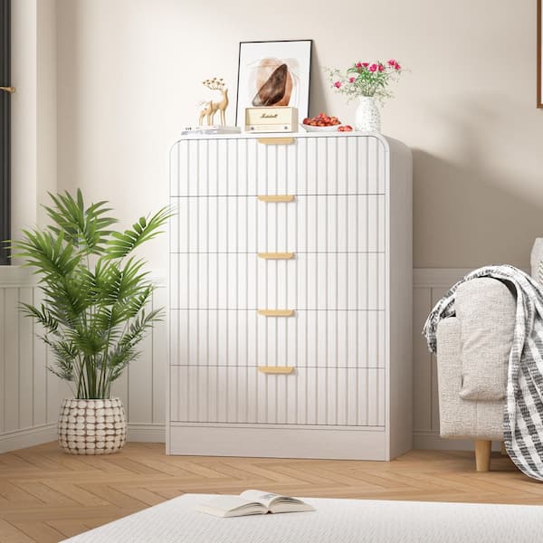 white round dresser Modern Marble Table-Top Cabinet Small brown dresser Round White Capiz Mirror with