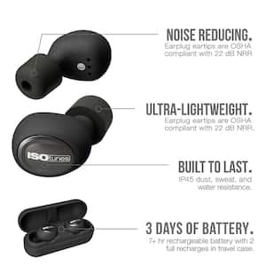 FREE Bluetooth Hearing Protection Earbuds, 22 dB Noise Reduction Rating, OSHA Compliant Ear Protection (Black)