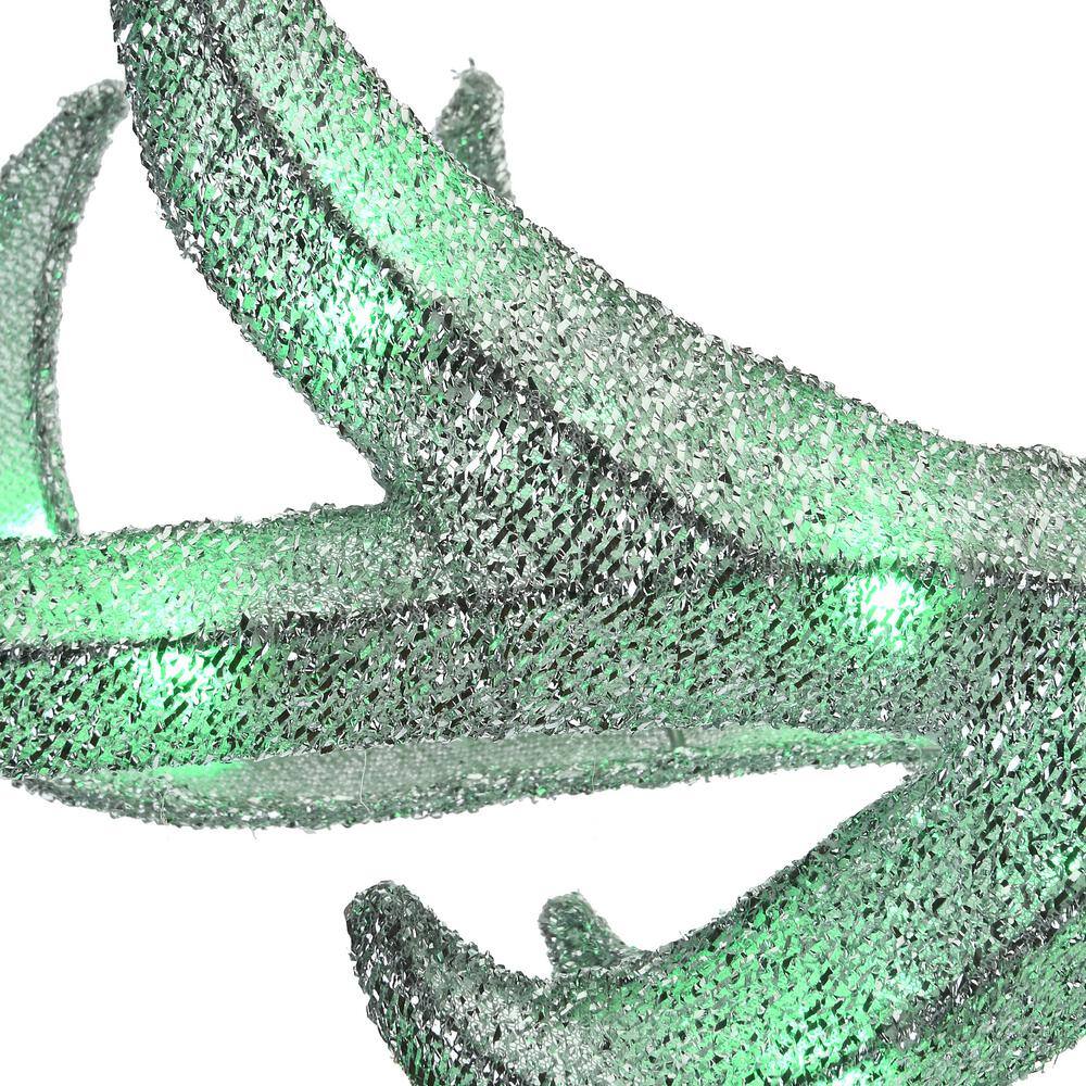 Multicolor LED Lighted Deer Family with Glitter Accents
