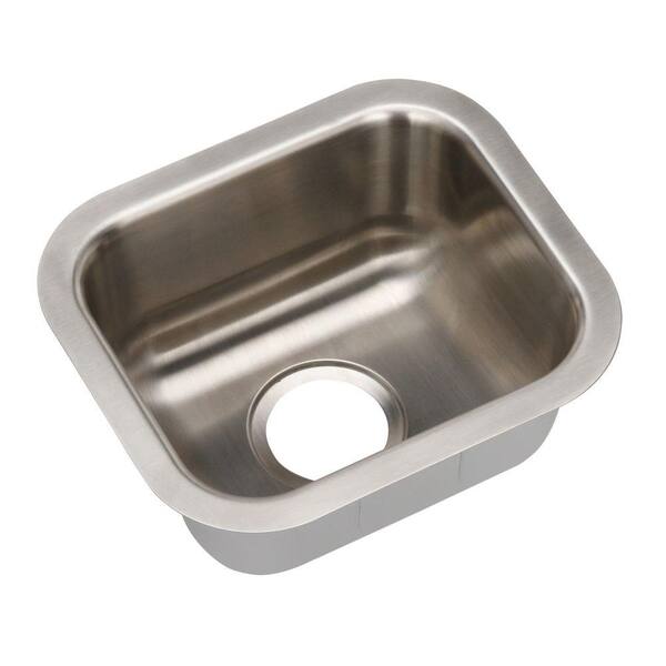 Revere Hospitality Undermount Stainless Steel 15 in. 0-Hole Single Bowl Sink