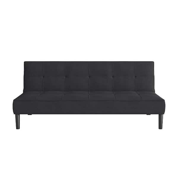 CorLiving Yorkton Dark Grey Fabric Convertible Sofa