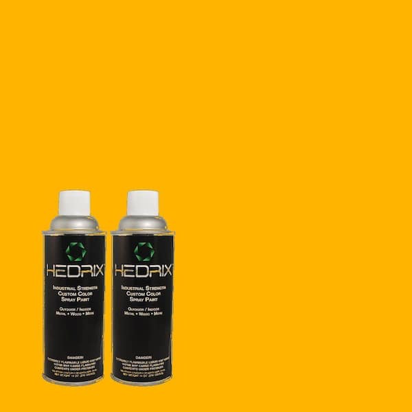 Hedrix 11 oz. Match of S-G-340 Sun Ray Semi-Gloss Custom Spray Paint (2-Pack)