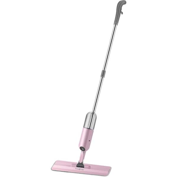 True & Tidy Microfiber Spray Mop in Pink SPRAY-250-PINK - The Home Depot