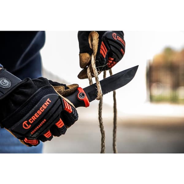 Crescent 4-1/2 in. Fixed Blade Trade Knife with Sheath CPKFX - The