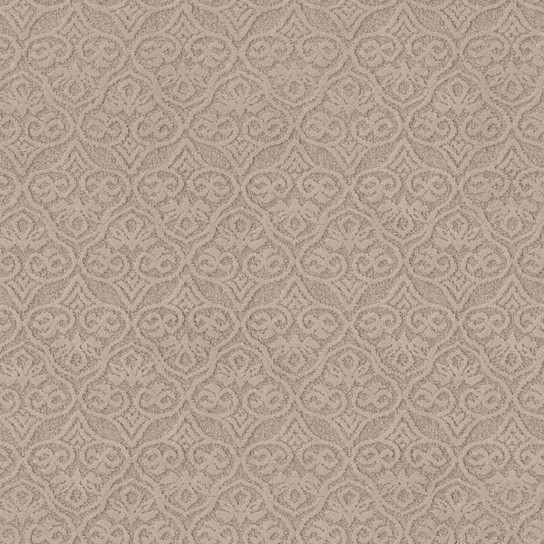 Perfectly Posh - Almond Bark - Beige 43 oz. Nylon Pattern Carpet - Installation Required