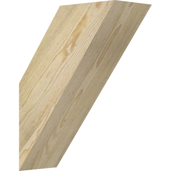 Ekena Millwork 6"W x 14"D x 18"H Traditional Rough Sawn Knee Brace, Douglas Fir