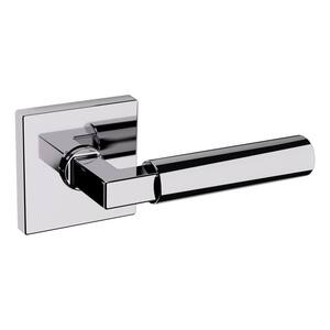 Passage L029 Polished Chrome Door Handle Lever with R017 Rose