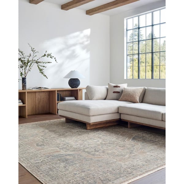 Galey Alix x Livabliss Maria Elena IV Vintage Medallion Area Rug, 6'4 in. x 9' (6' x 9'), Dark Brown