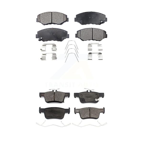 TEC Front Rear Ceramic Brake Pads Kit For Honda Civic KTC-100604