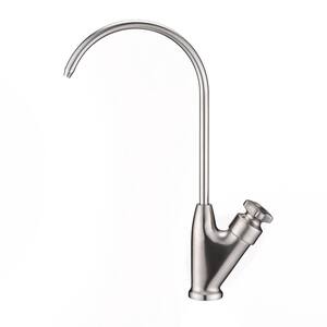 Single-Handle Stainless Steel Kitchen Water Filter Faucet in Brushed Nickel