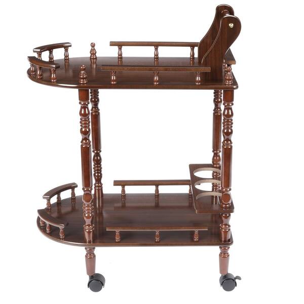 ORE INTERNATIONAL Cherry Wine Cart