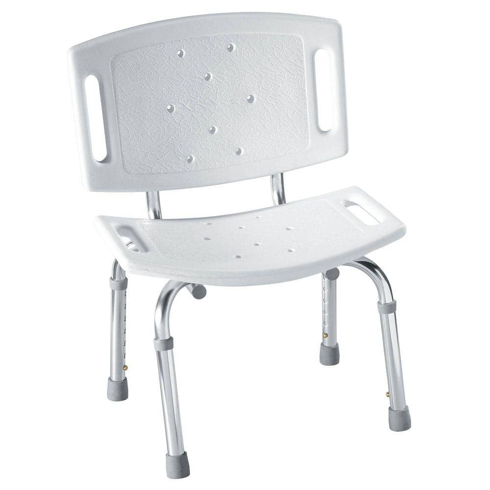 MOEN Adjustable Shower Chair in White -  DN7030