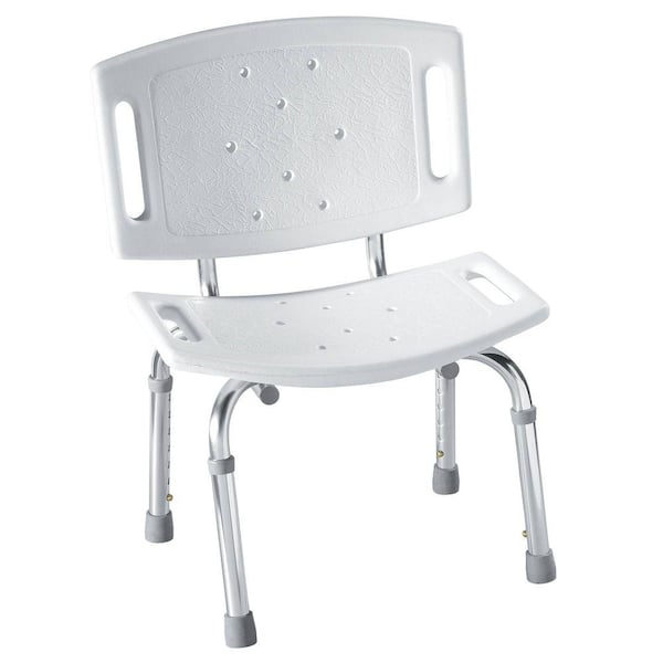 MOEN Adjustable Shower Chair in White